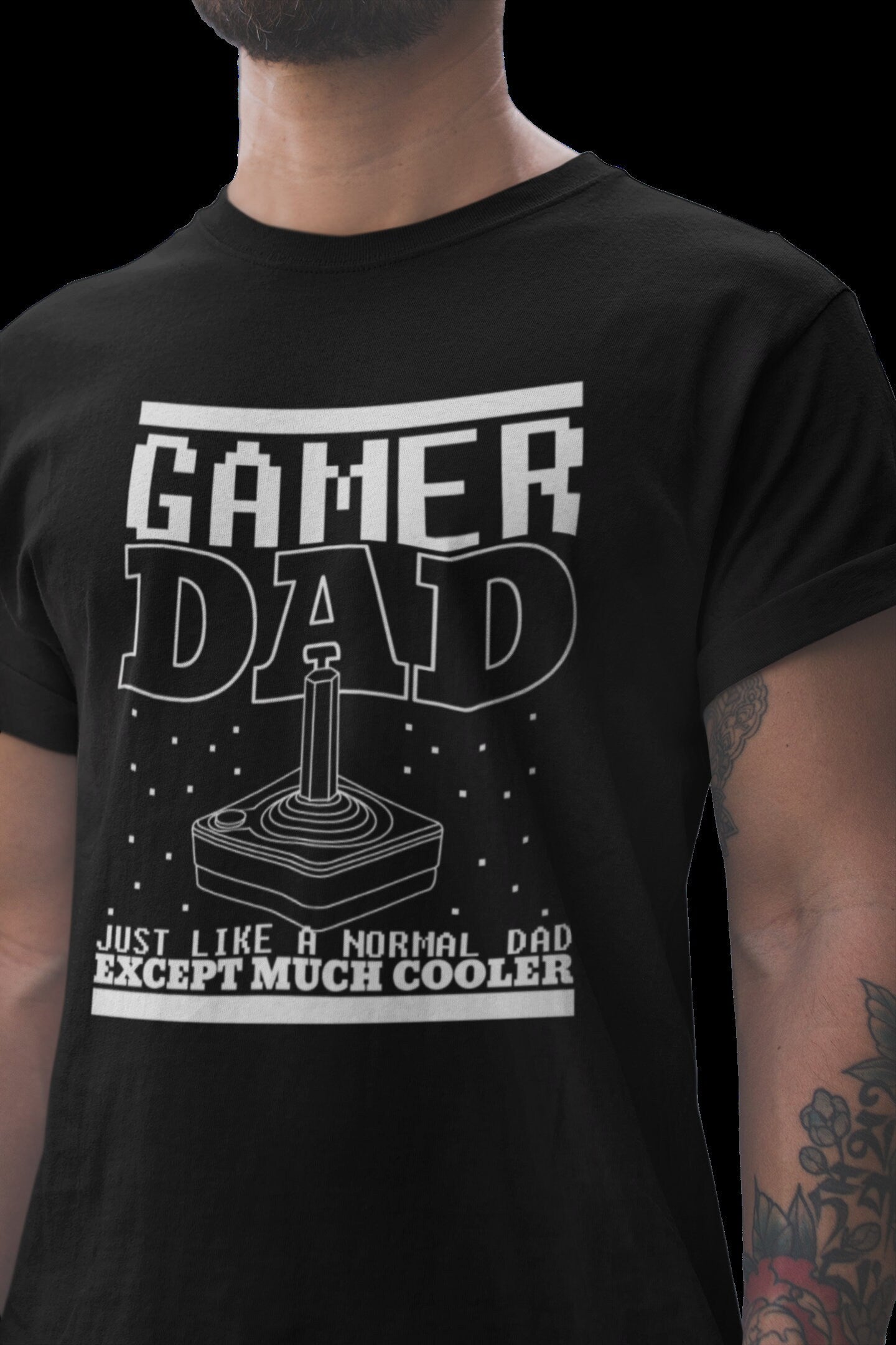 Gift for Him, Gifts for Dad Gamer Shirt, New Dad Birthday Gift, First Time Dad Gift, Dad and Son Funny T-Shirt Gift, Retro Gamer Dad T-shirt