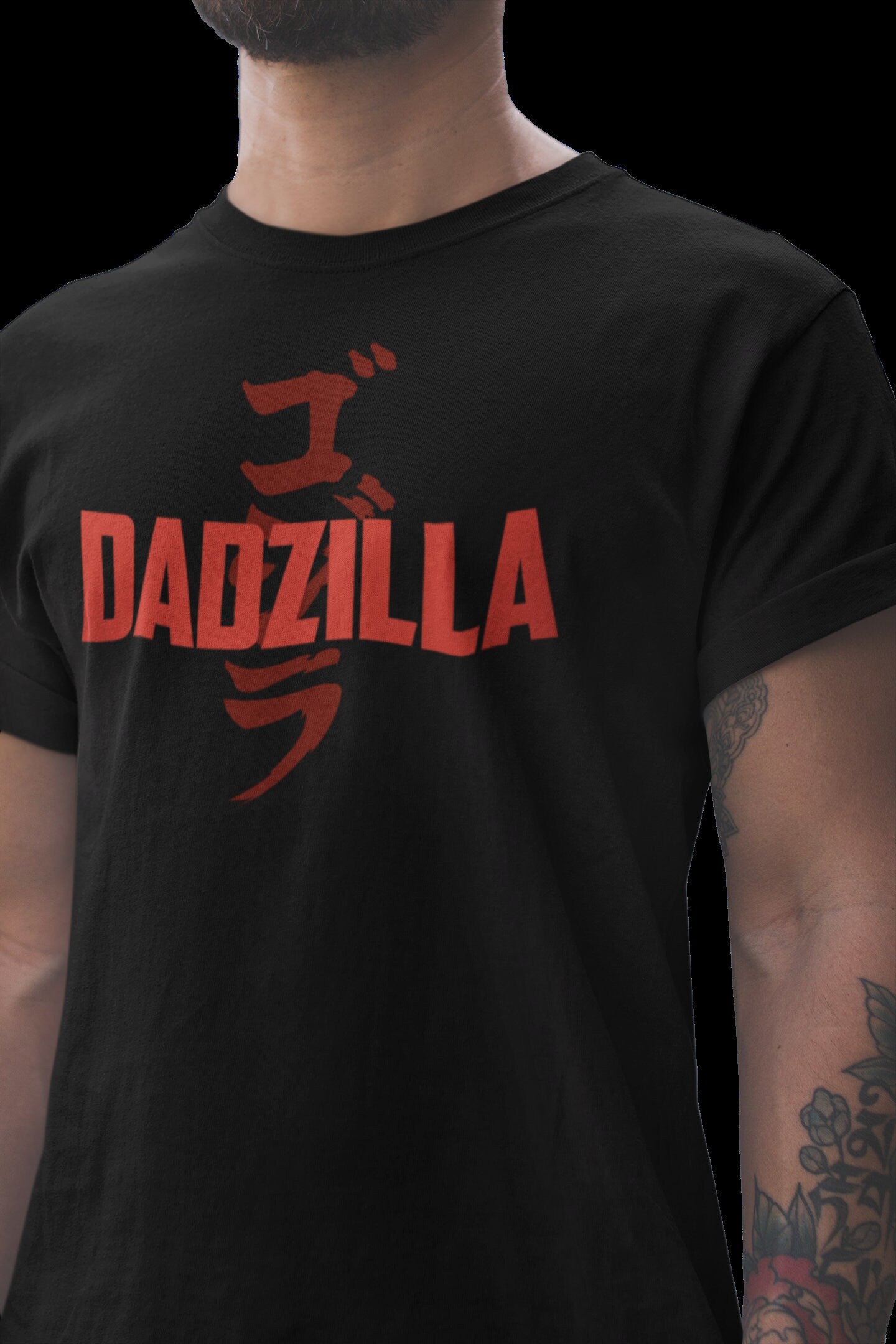 Funny Fathers Day Shirt, Gift for Him, Funny T-shirt Gifts for Dad, New Dad Family Shirts, Godzilla minus one, Dadzilla Dad T-shirt