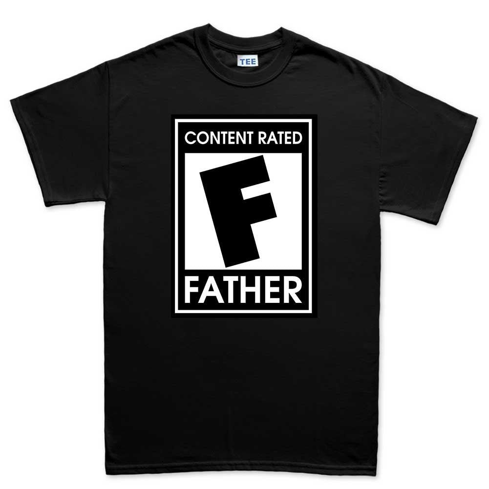 Funny Gifts for Dad, Funny Dad Shirt, Funny Father Day T-Shirt, Stepdad Fathers Day Gift, Dad Birthday Gift for Men, F Rated Dad Shirt