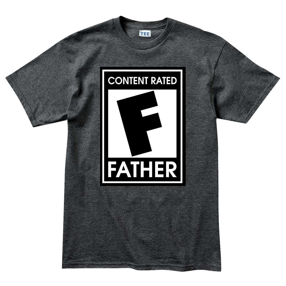 Funny Gifts for Dad, Funny Dad Shirt, Funny Father Day T-Shirt, Stepdad Fathers Day Gift, Dad Birthday Gift for Men, F Rated Dad Shirt