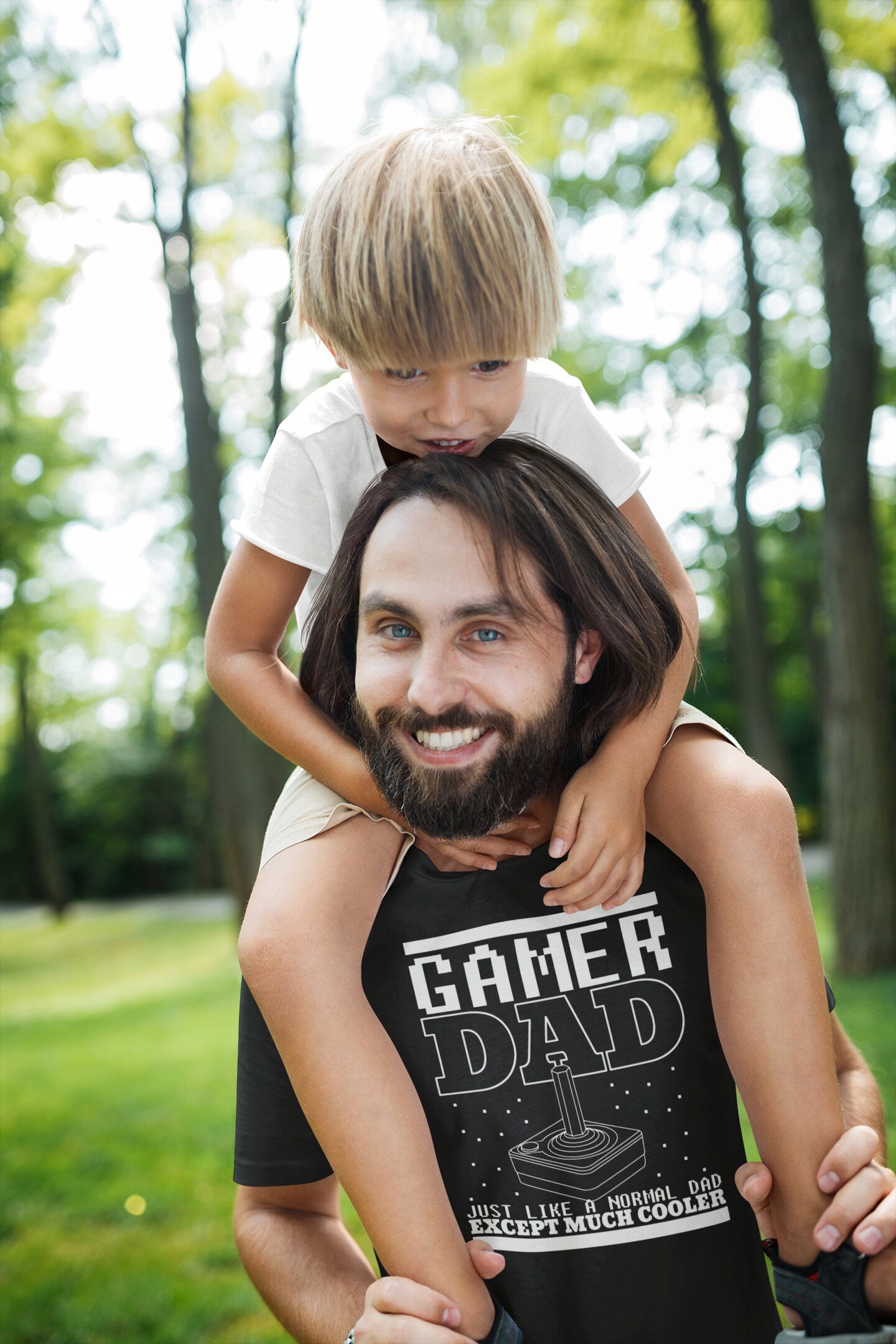 Gift for Him, Gifts for Dad Gamer Shirt, New Dad Birthday Gift, First Time Dad Gift, Dad and Son Funny T-Shirt Gift, Retro Gamer Dad T-shirt