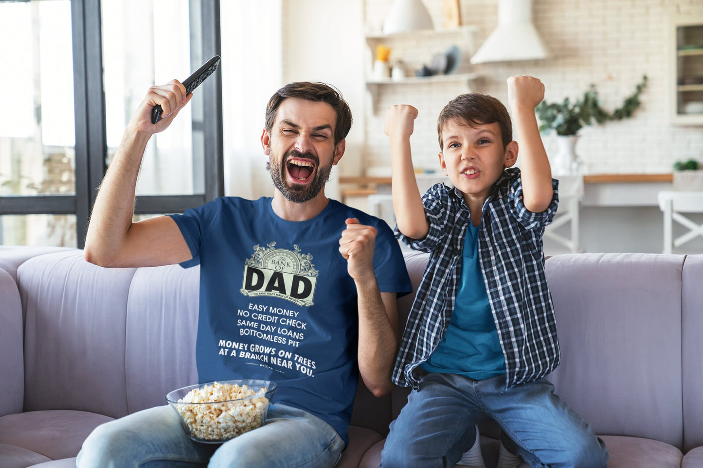 Fathers Day T-shirt, Father's Day Gifts, Funny Dad Shirt for Mens, First Fathers Day T-Shirt, Dad Holiday Gift Shirt, The Bank of Dad Shirt