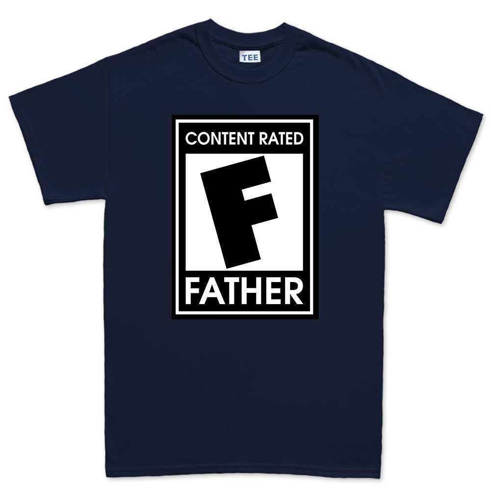 Funny Gifts for Dad, Funny Dad Shirt, Funny Father Day T-Shirt, Stepdad Fathers Day Gift, Dad Birthday Gift for Men, F Rated Dad Shirt