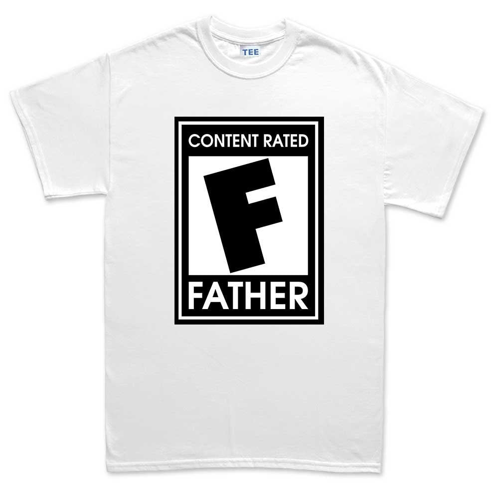 Funny Gifts for Dad, Funny Dad Shirt, Funny Father Day T-Shirt, Stepdad Fathers Day Gift, Dad Birthday Gift for Men, F Rated Dad Shirt