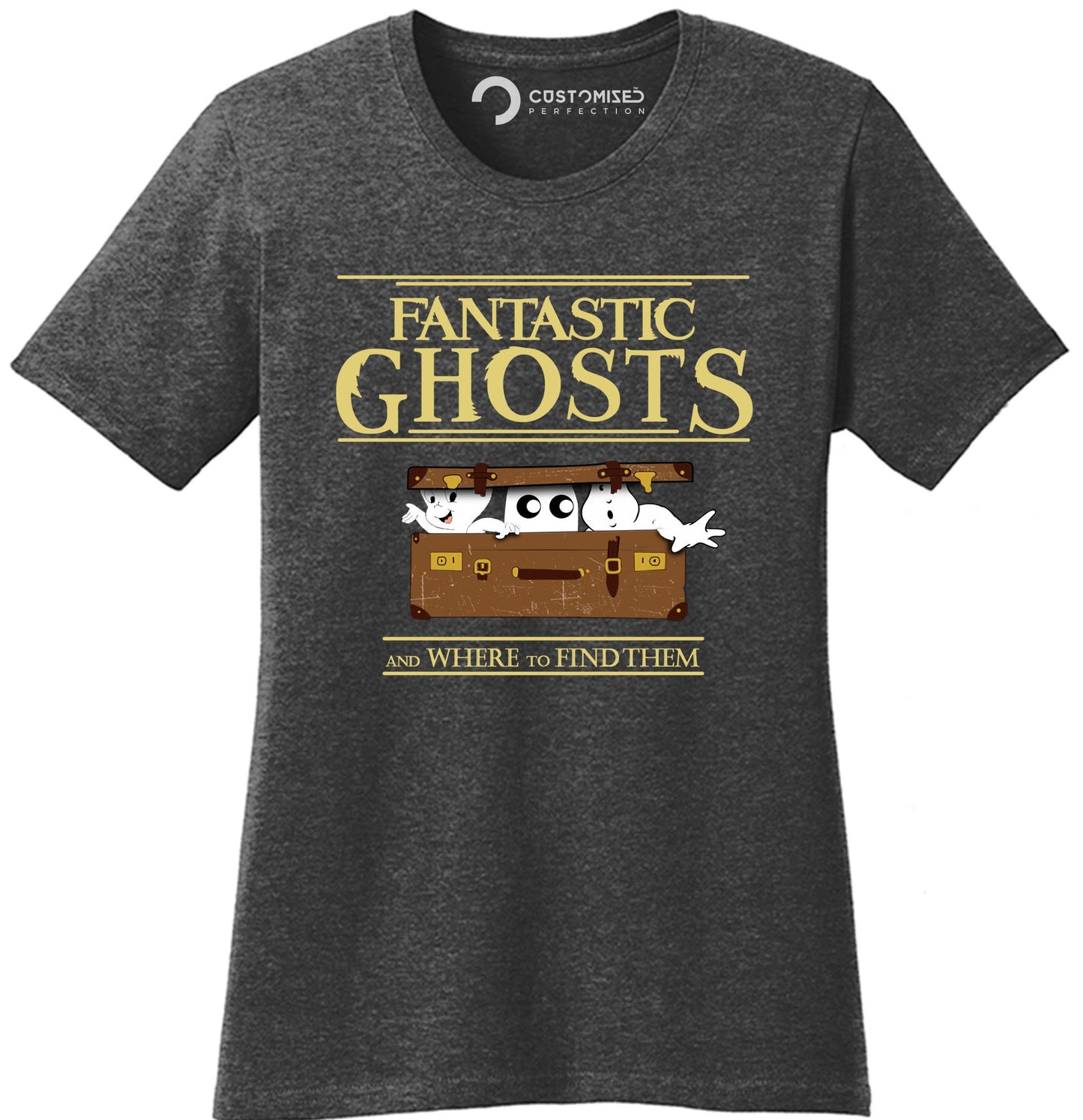 Funny Halloween Fall Shirt for Women, Spooky Season Shirt, Funny Halloween Spooky Shirt, Cute Halloween Shirt, Fantastic Ghosts Ladies Shirt