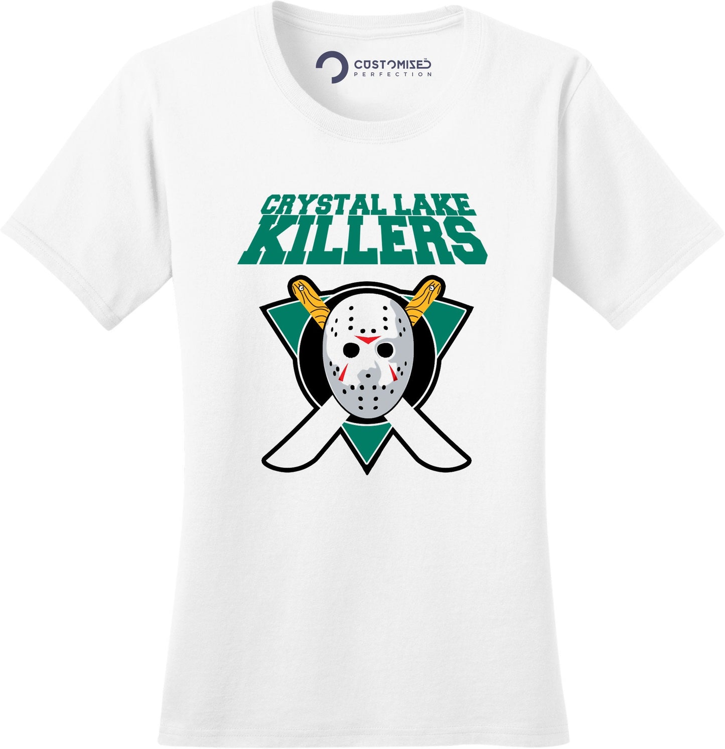 Jason Mask Halloween Women Shirt, Funny Halloween Horror Mask Shirt, Spooky Season Shirt, White Mask Jason Shirt, Friday 13th Ladies Shirt