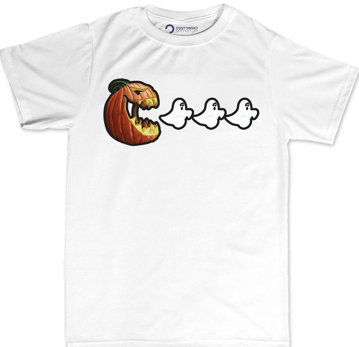 Funny Halloween Mens T-Shirt, Halloween Pumpkin Shirt, Halloween Party Tee, Halloween Costume Tee, Pumpkin Season Shirt, Ghost Eater Shirt