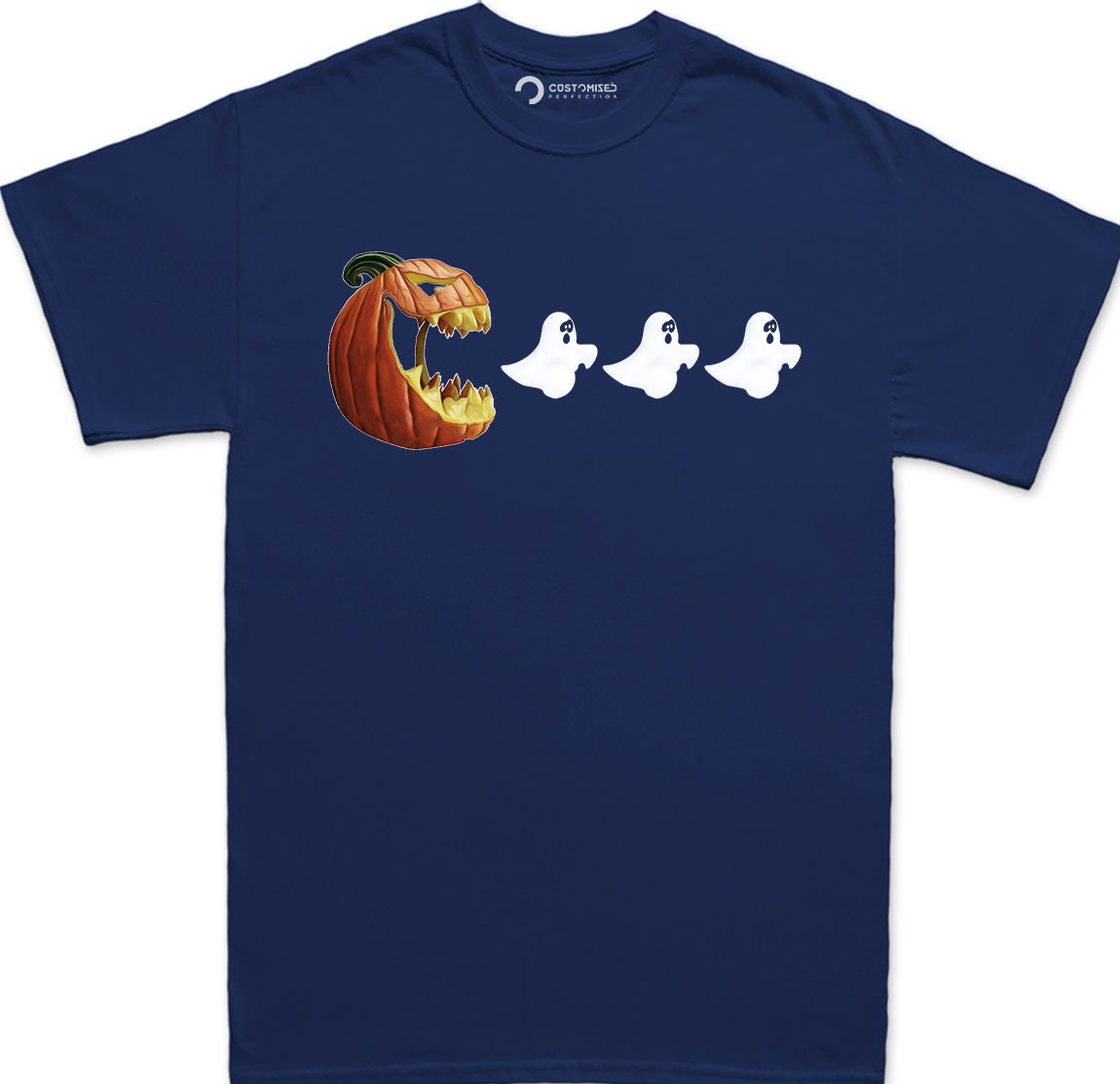 Funny Halloween Mens T-Shirt, Halloween Pumpkin Shirt, Halloween Party Tee, Halloween Costume Tee, Pumpkin Season Shirt, Ghost Eater Shirt