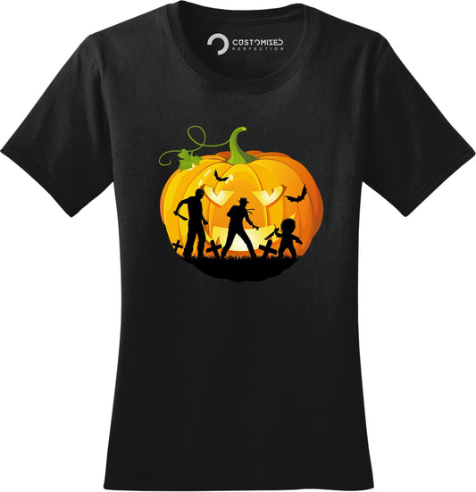 Halloween Shirt, Freddy Chucky Jason Mask, Halloween Costumes Mom Shirt, Funny Fall Pumpkin Shirt, Halloween Shirt Gifts, T shirt for Women