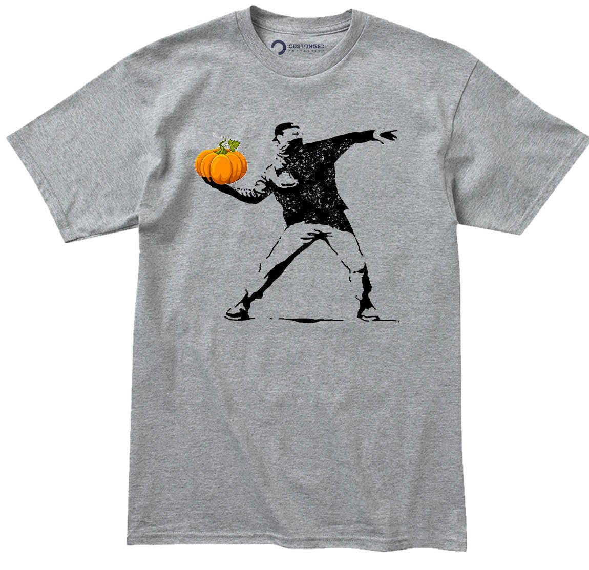 Funny Halloween Shirt, Halloween Pumpkin Shirt, Halloween Fall Shirt, Spooky Season Shirt, Halloween Party Tee, Funny Halloween Banksy Shirt