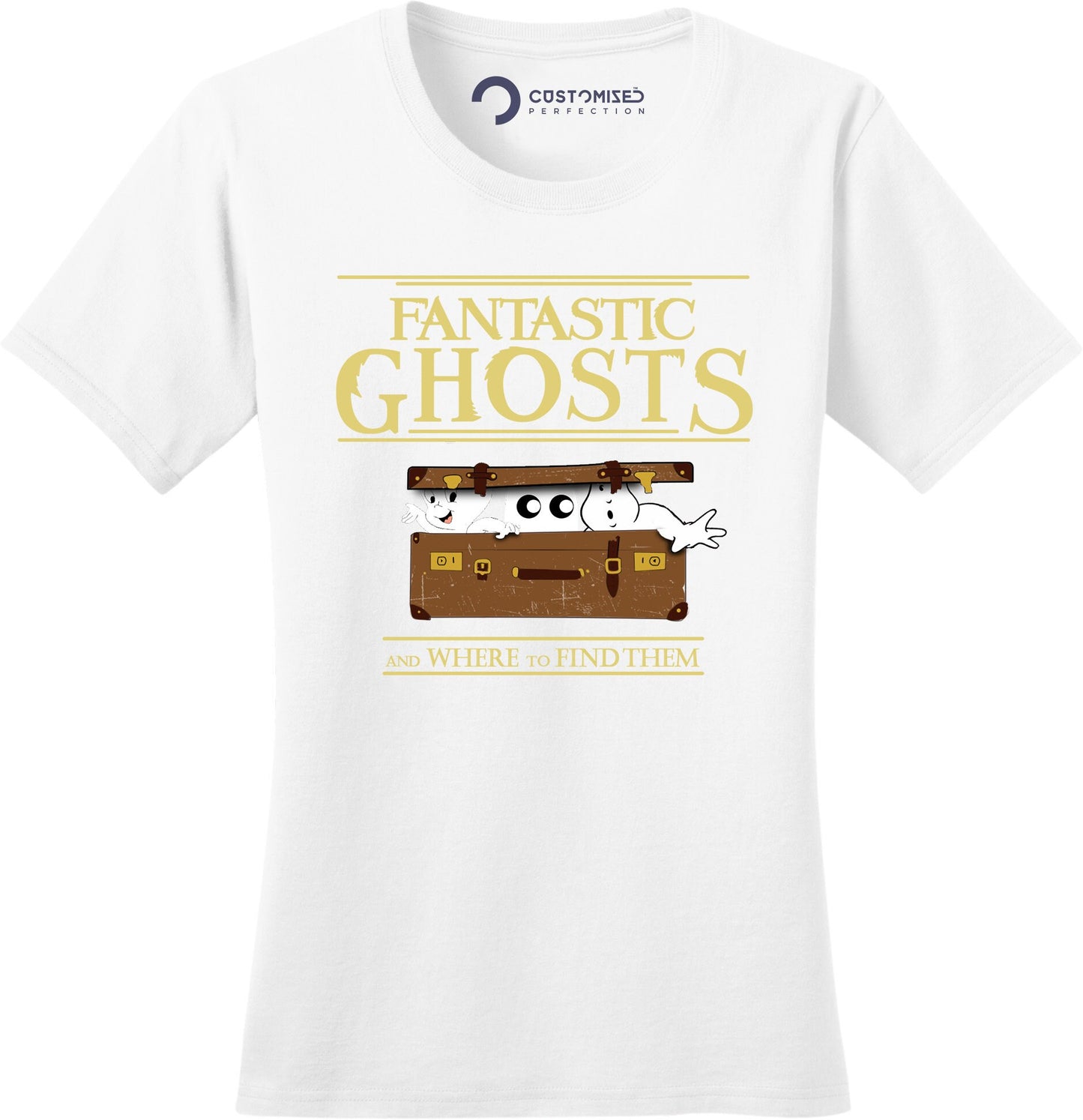 Funny Halloween Fall Shirt for Women, Spooky Season Shirt, Funny Halloween Spooky Shirt, Cute Halloween Shirt, Fantastic Ghosts Ladies Shirt