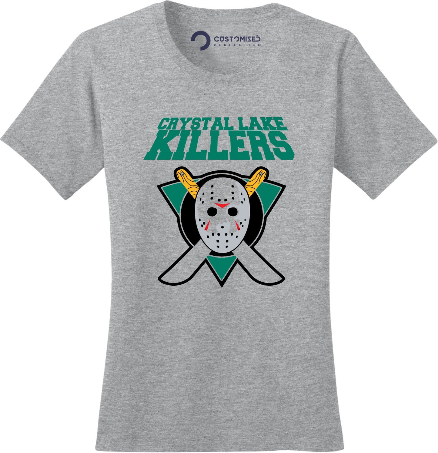 Jason Mask Halloween Women Shirt, Funny Halloween Horror Mask Shirt, Spooky Season Shirt, White Mask Jason Shirt, Friday 13th Ladies Shirt