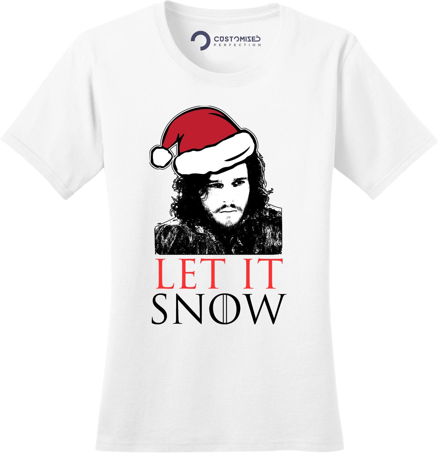 Let It Snow Christmas Shirt for Women, Funny Christmas Holiday Women Shirt, Let it Snow Shirt, Christmas Gift Shirt, Jon Snow Ladies Shirt
