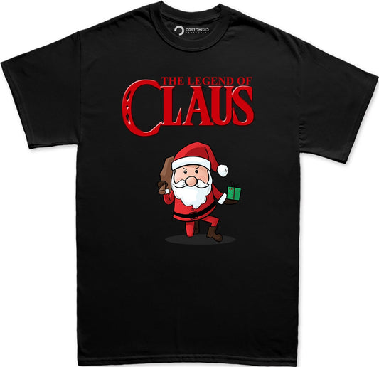 Funny Santa Claus Christmas Shirt for Men, Funny Christmas Gift for Men, Funny Santa Shirt, Xmas Family Shirt, Legend of Claus Mens T Shirt