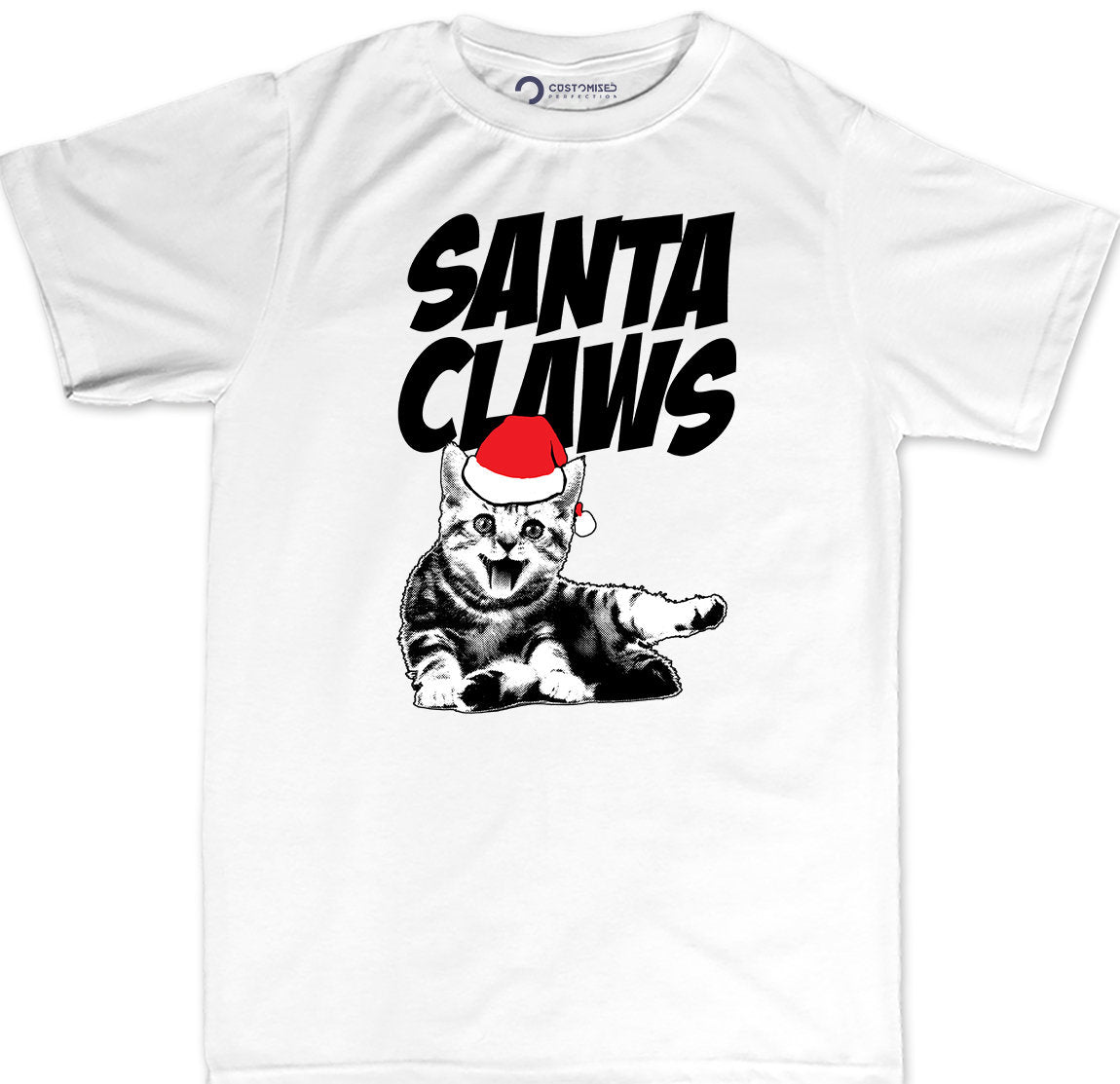 Funny Christmas T shirt for Men, Funny Cat Owner Shirt, Cat Lovers Shirt, Family Christmas T shirt, Funny Cat Shirt, Santa Claws Cat Shirt