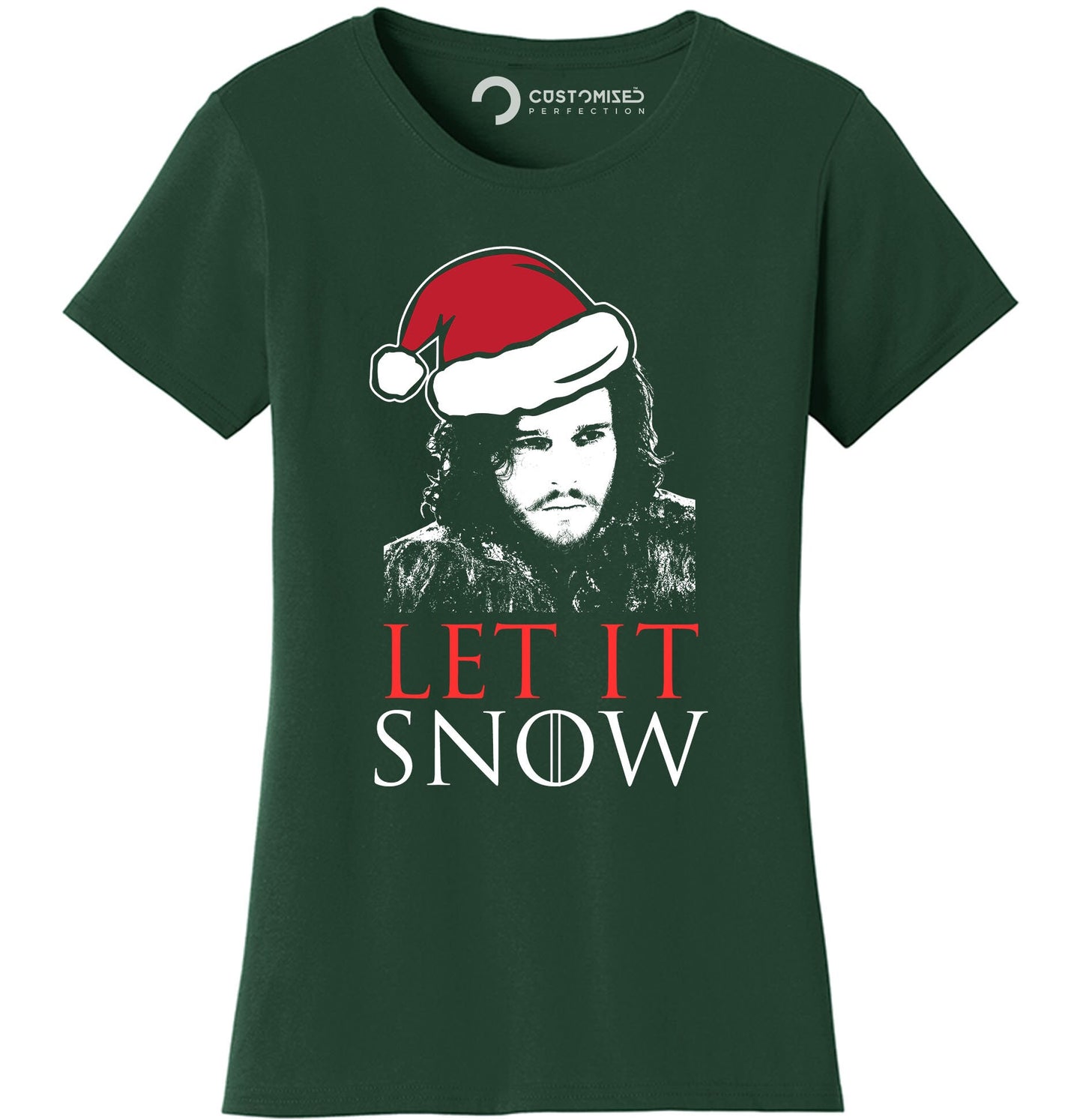Let It Snow Christmas Shirt for Women, Funny Christmas Holiday Women Shirt, Let it Snow Shirt, Christmas Gift Shirt, Jon Snow Ladies Shirt