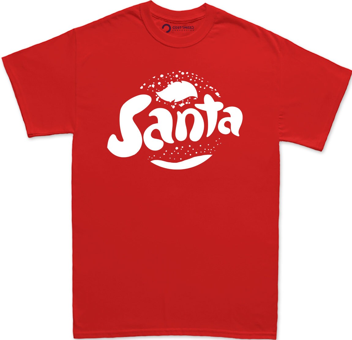 Funny Santa Christmas Shirt for Men, Unique Christmas T Shirt Gift, Family Christmas Crew Shirt, Xmas Holiday Shirt, Santa Fanta Mens Shirt