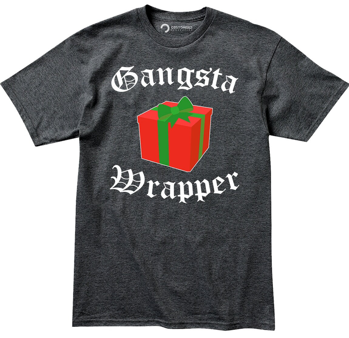 Gangsta Wrapper Shirt, Funny Christmas Shirt for Men, Funny Family Christmas Tee, Funny Holiday T Shirt, Christmas Party T Shirt