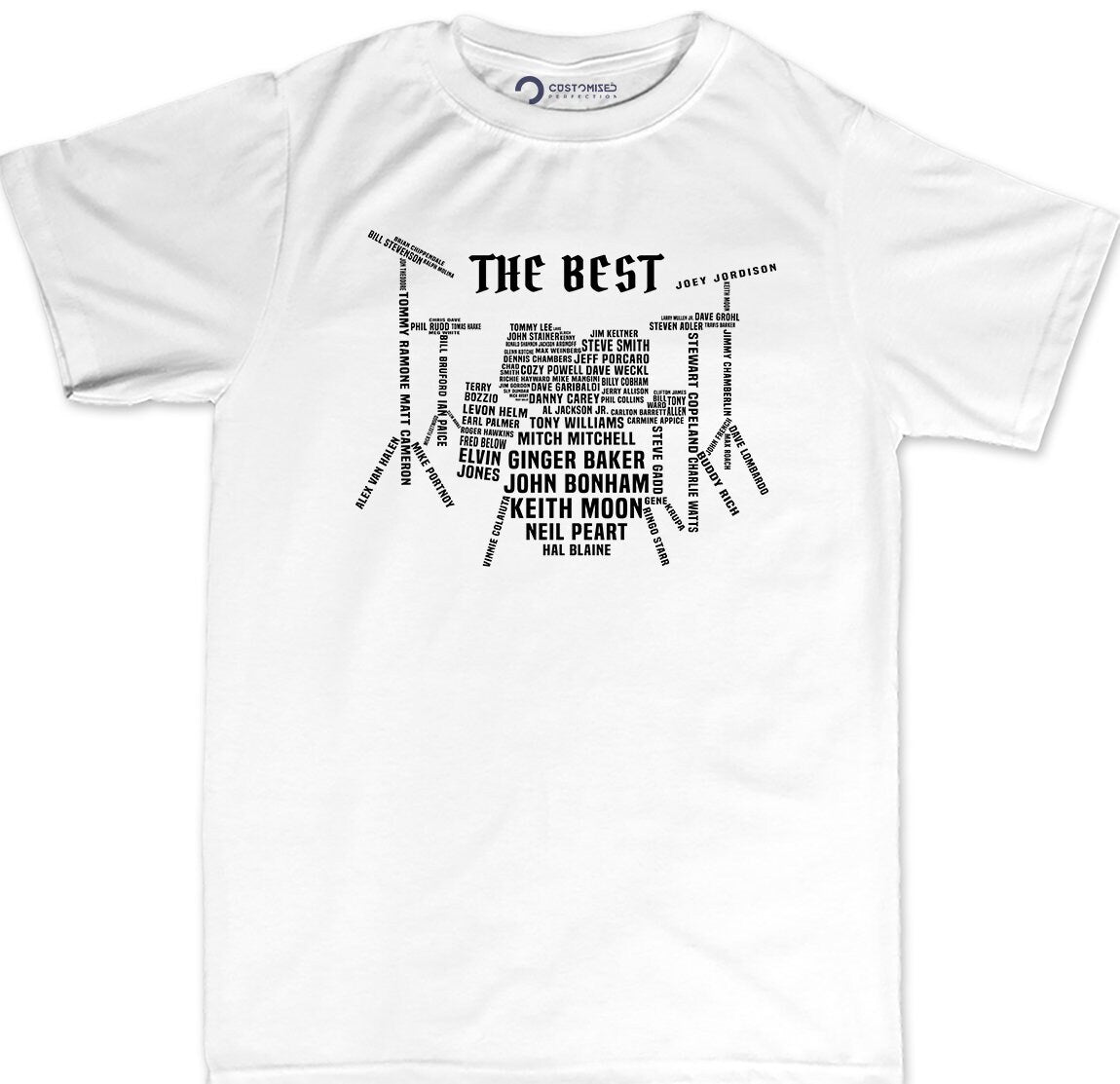 Percussion Gifts, Drummer Shirt for Men, Drummer Legends T shirt, Gift for Drummers, Drum Lovers, The Best Drummers, Drum Player Gift