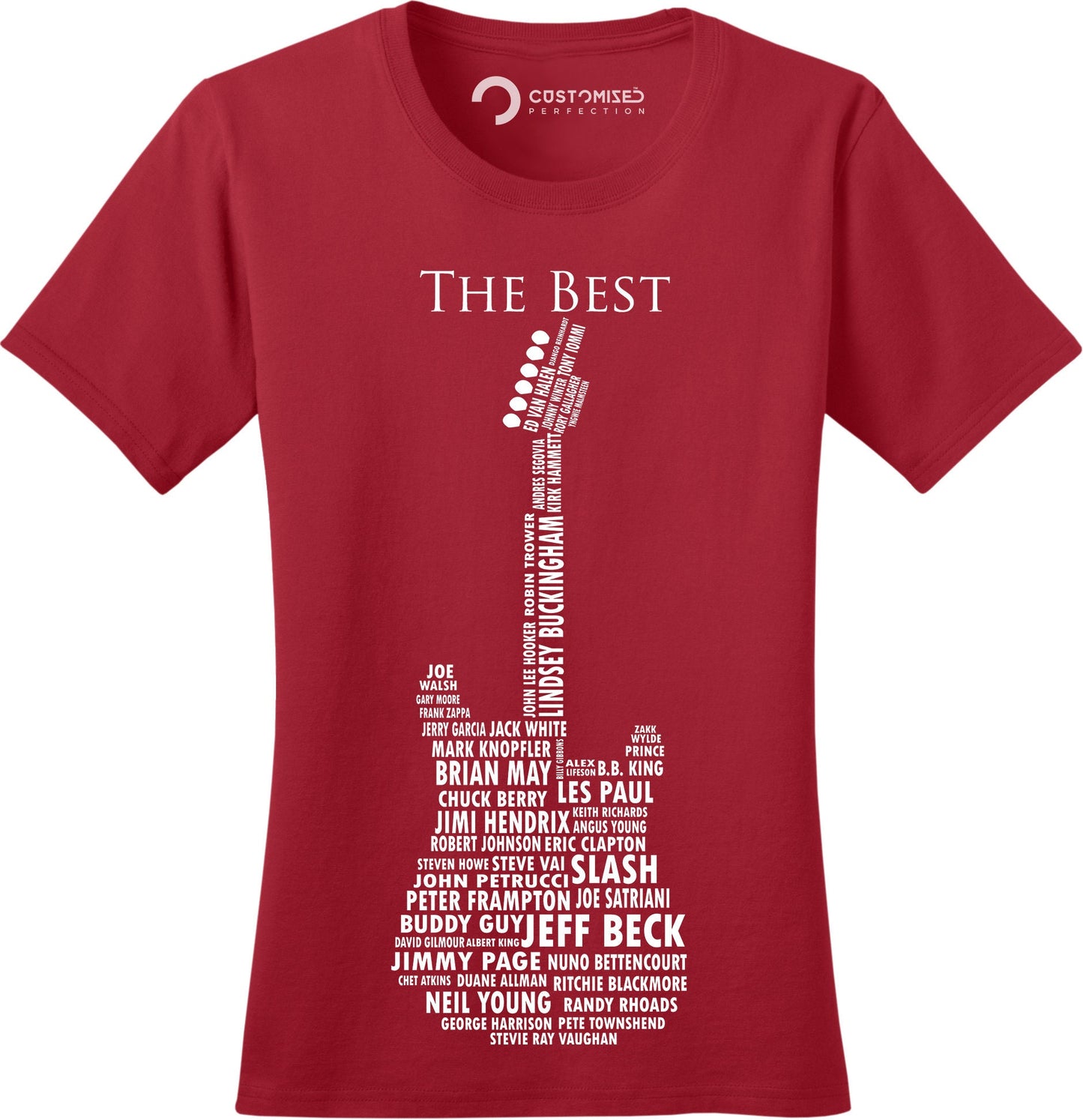 Guitar Legends Ladies T-shirt