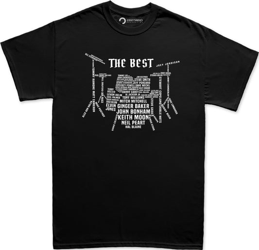 Percussion Gifts, Drummer Shirt for Men, Drummer Legends T shirt, Gift for Drummers, Drum Lovers, The Best Drummers, Drum Player Gift