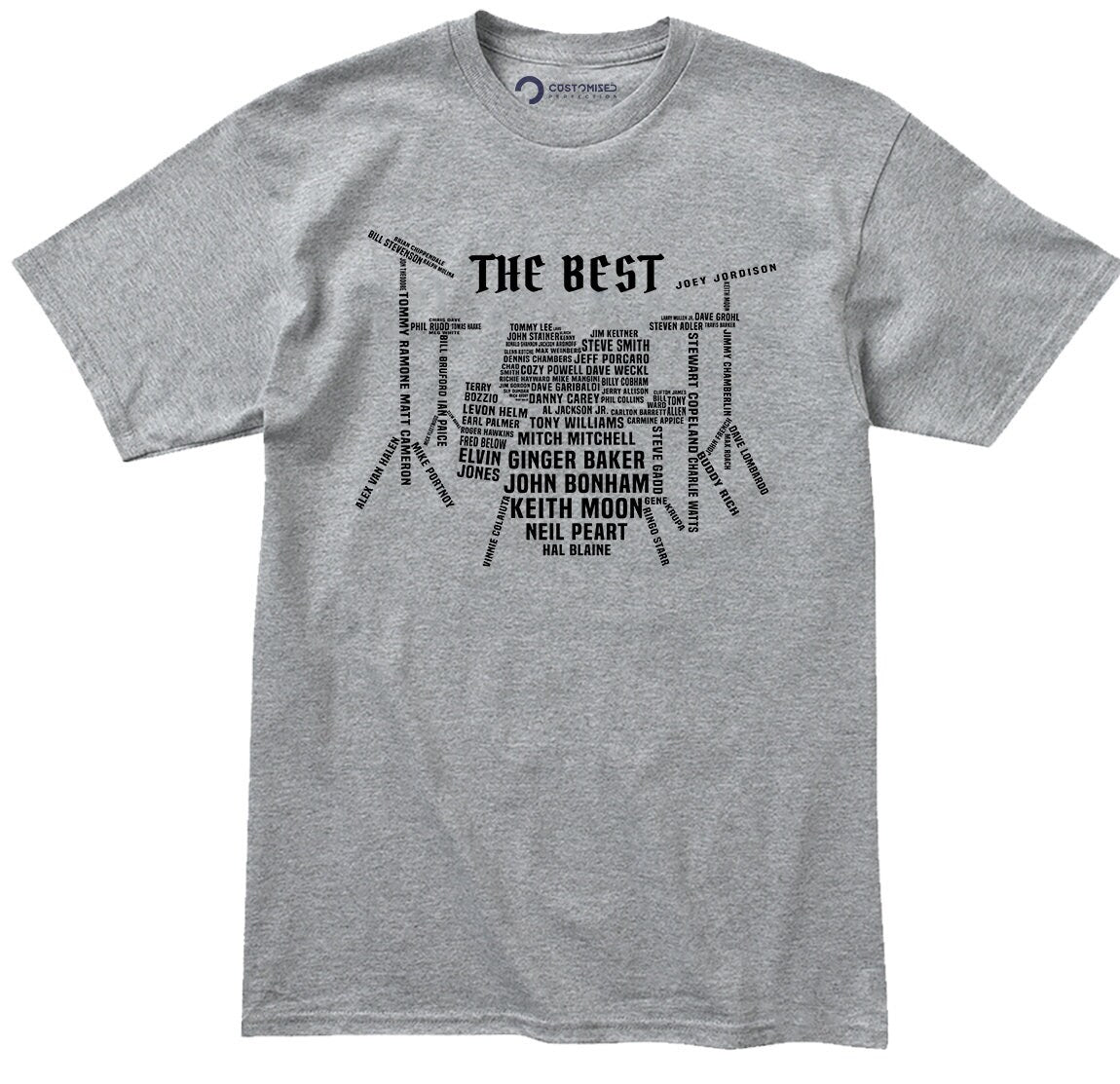 Percussion Gifts, Drummer Shirt for Men, Drummer Legends T shirt, Gift for Drummers, Drum Lovers, The Best Drummers, Drum Player Gift