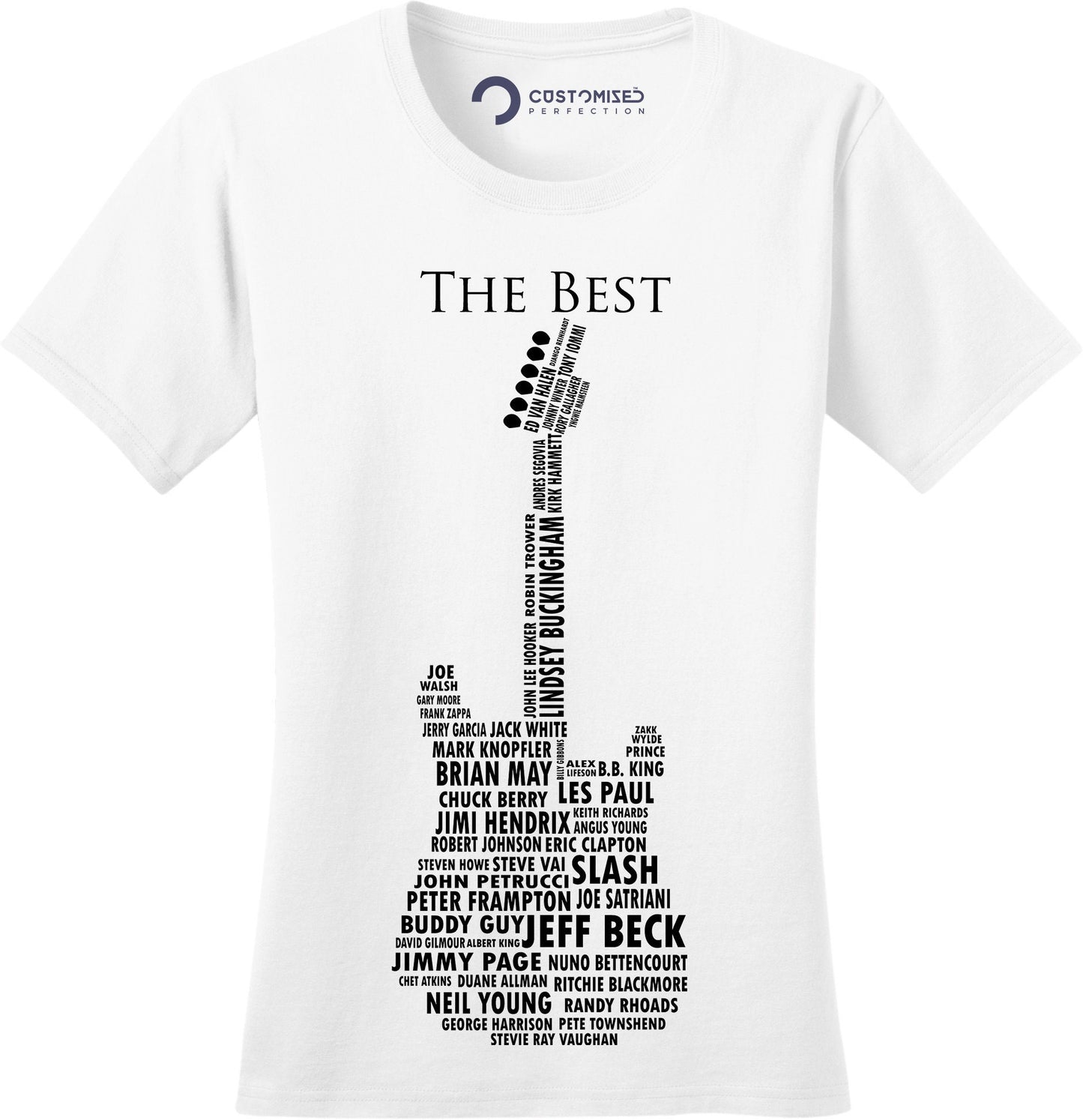 Guitar Legends Ladies T-shirt