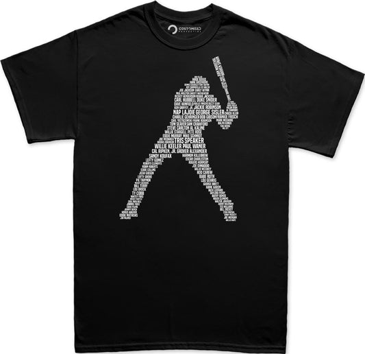 Mens Baseball Player Legends Pitcher Catcher Tribute T shirt Tee Top T-shirt