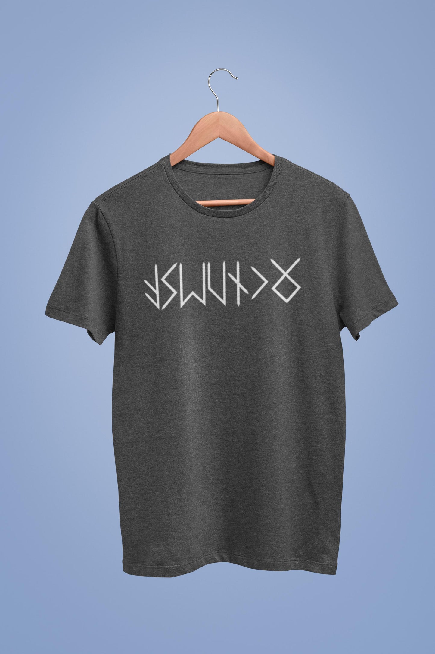 Name in RUNES Viking T-Shirt, Personalized Futhark Runes Tee, Custom Norse Tee Shirt, Unisex Viking Clothes, Norse Mythology Gifts