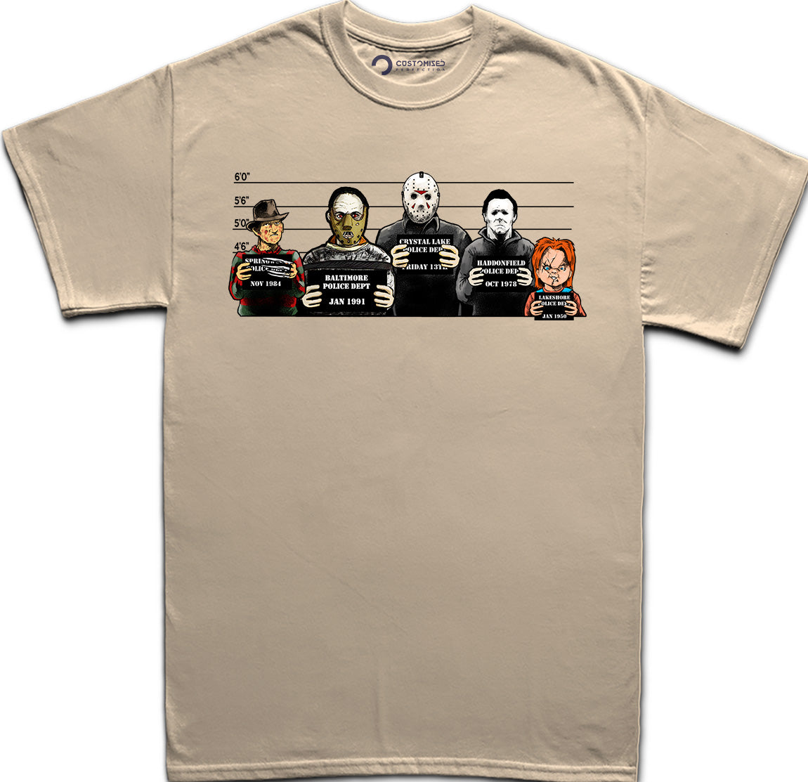 The Usual Horror Suspects Halloween T-shirt