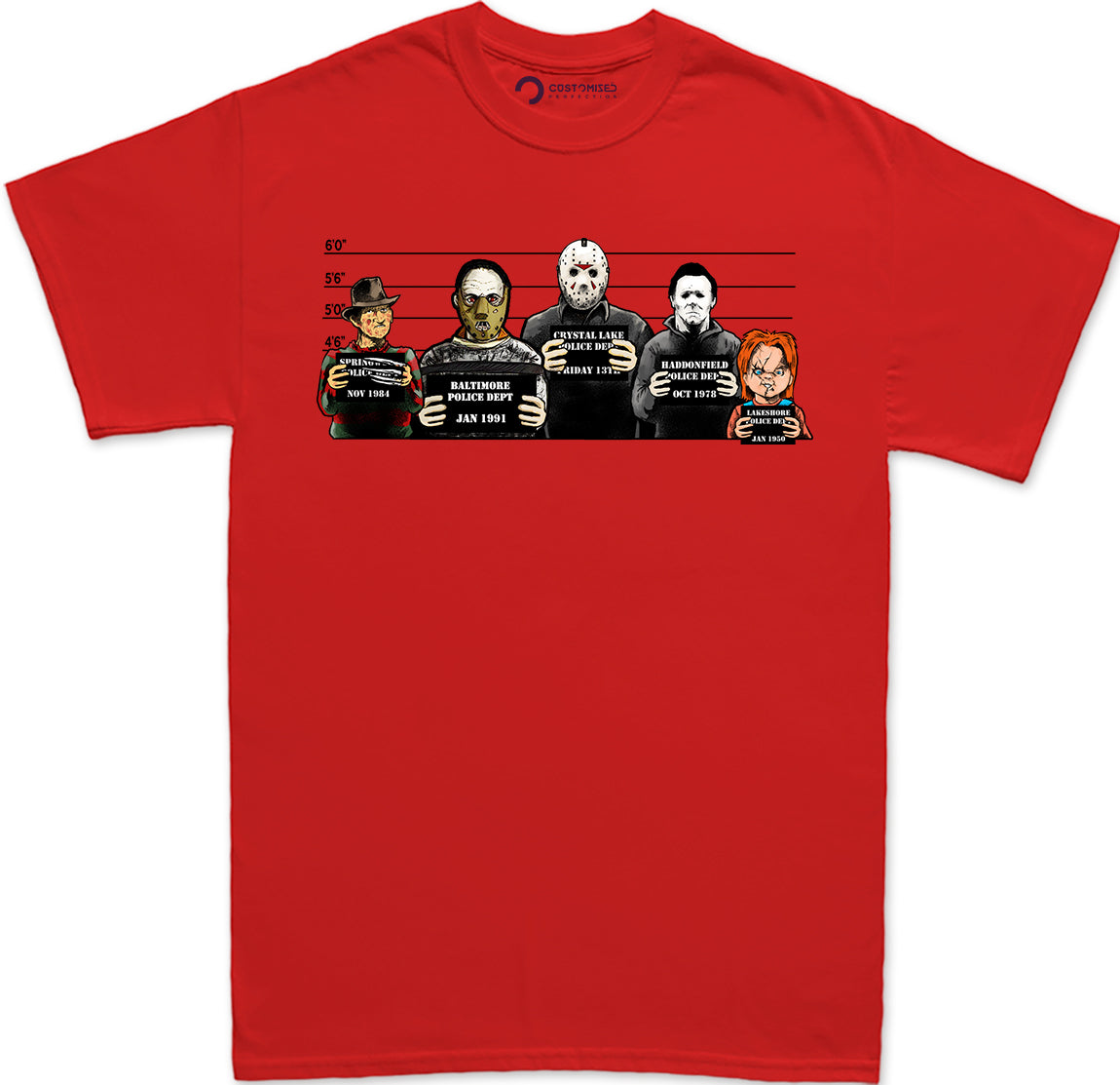 The Usual Horror Suspects Halloween T-shirt