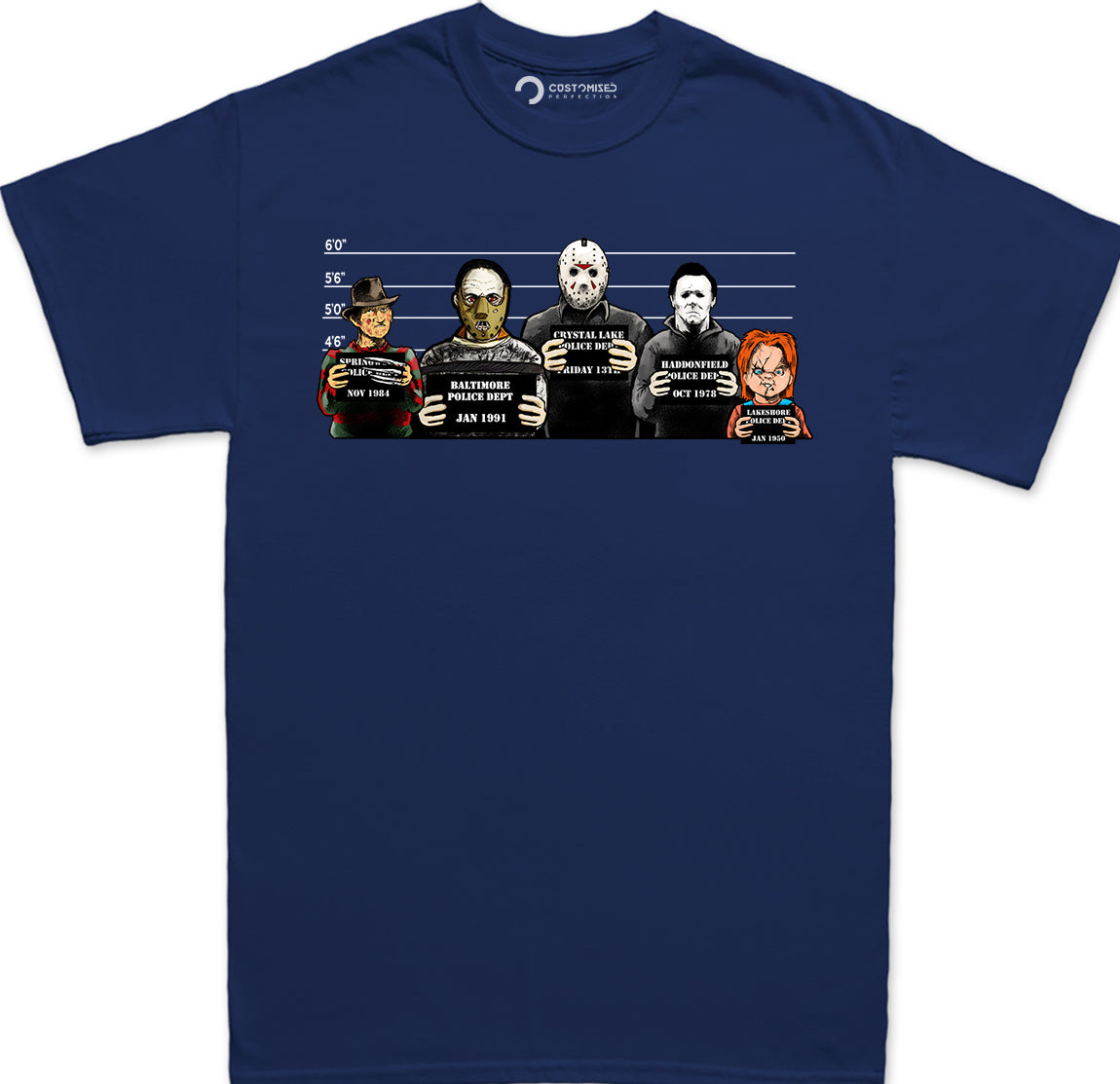 The Usual Horror Suspects Halloween T-shirt