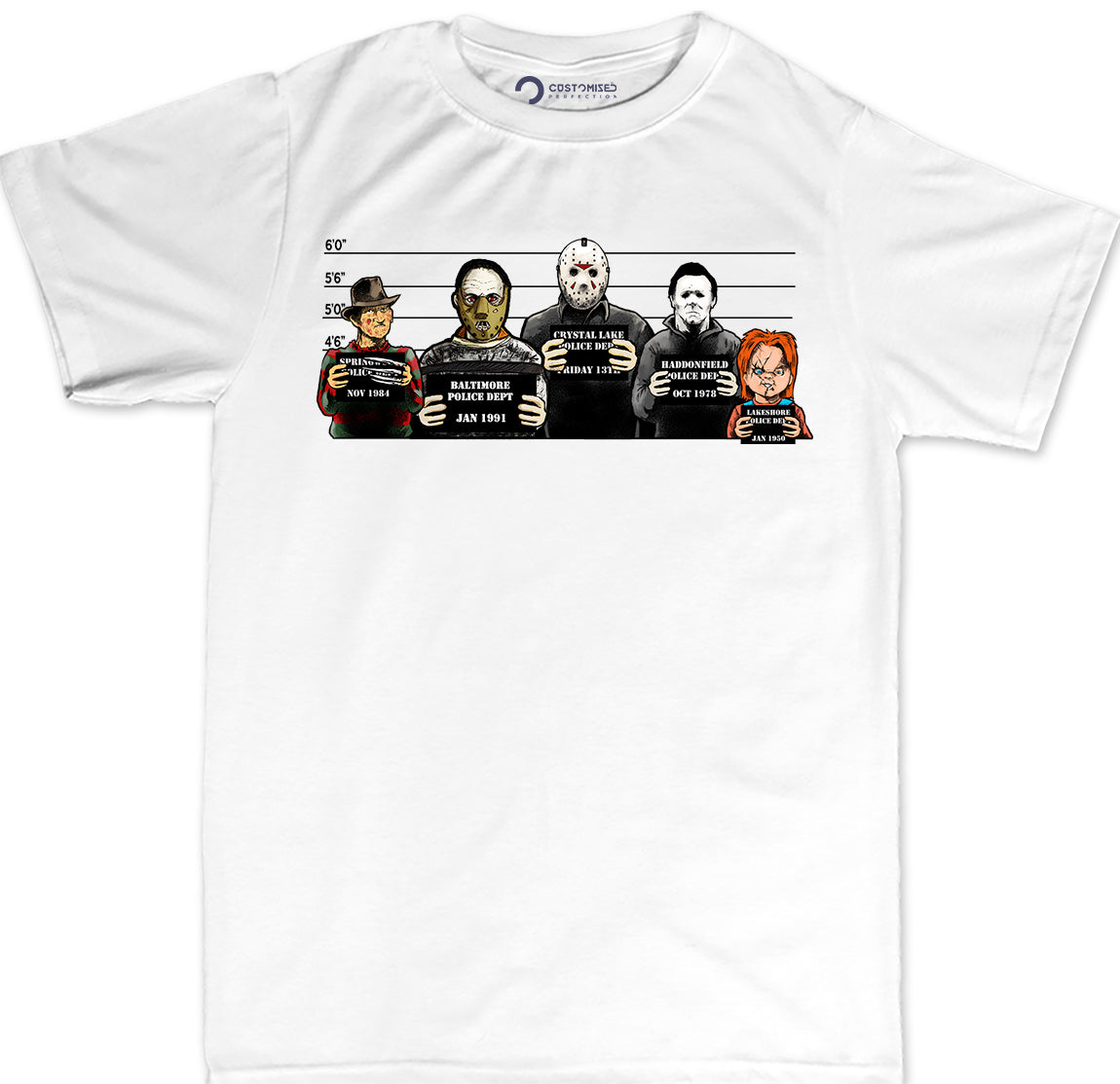 The Usual Horror Suspects Halloween T-shirt