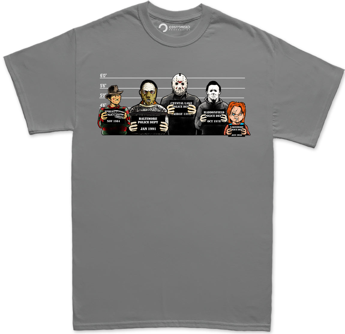 The Usual Horror Suspects Halloween T-shirt