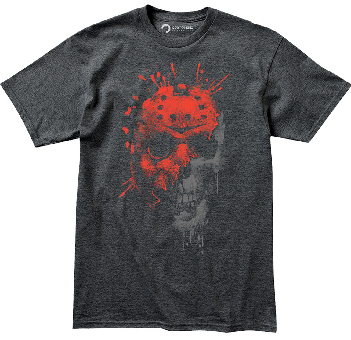 Jason Halloween Mask Friday 13th Shirt for Men - Jason Merchandise for Men - Horror Graphic Tees - Halloween Apparel