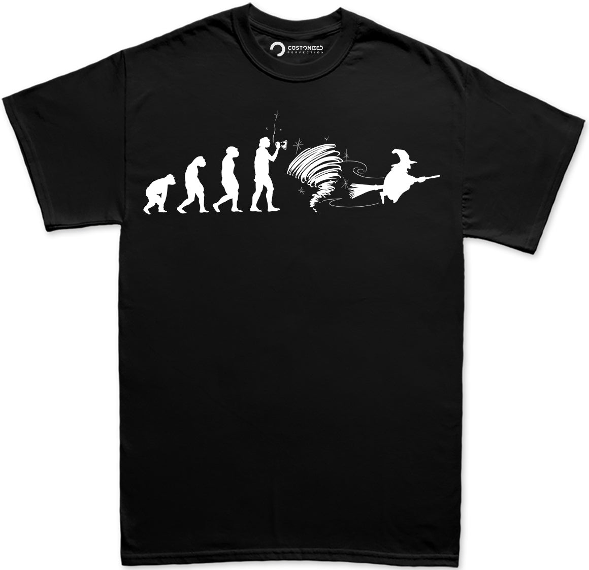 Evolution of a Witch Mens Halloween T-shirt