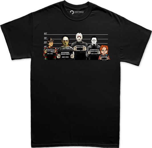 The Usual Horror Suspects Halloween T-shirt