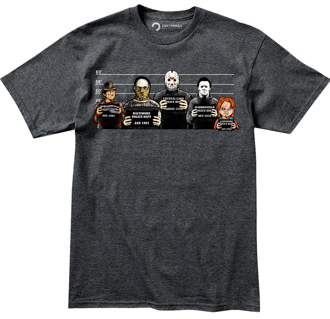 The Usual Horror Suspects Halloween T-shirt