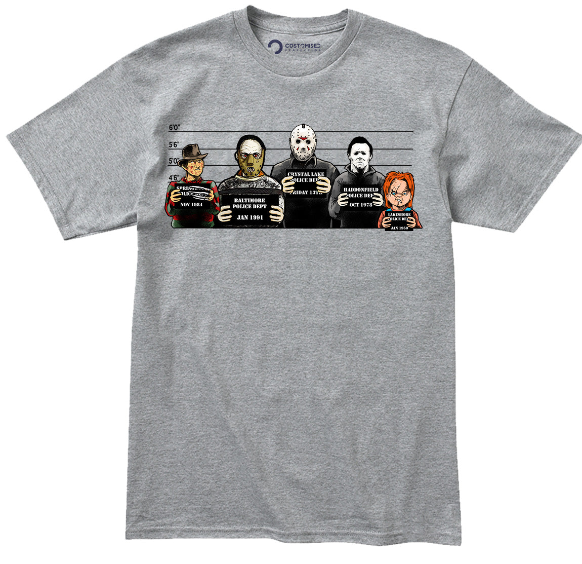 The Usual Horror Suspects Halloween T-shirt