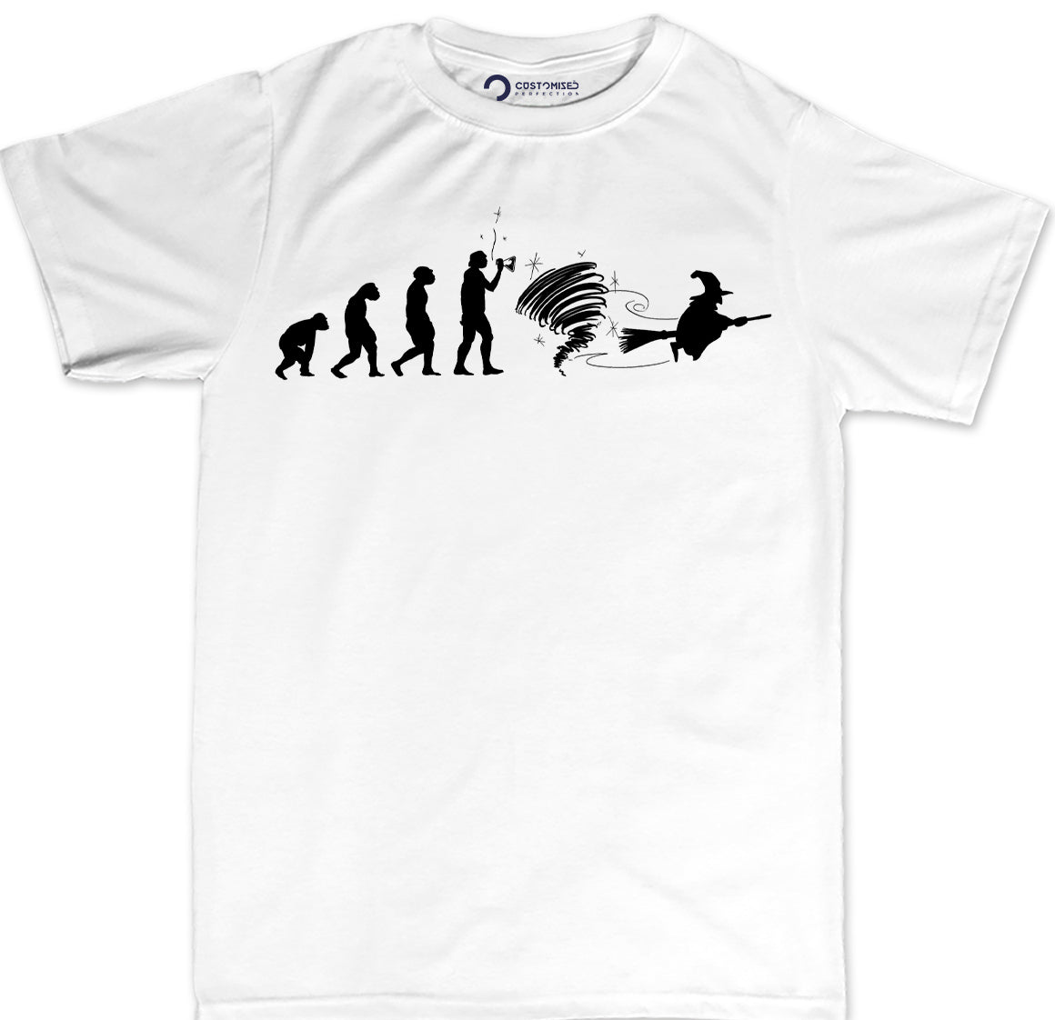 Evolution of a Witch Mens Halloween T-shirt